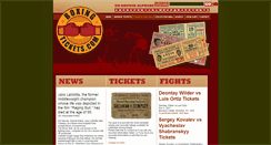 Desktop Screenshot of boxingtickets.com